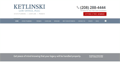 Desktop Screenshot of ketlinski.com