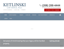 Tablet Screenshot of ketlinski.com